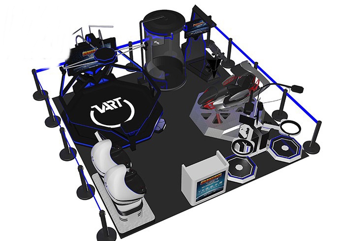 Khu Game VR - KVCGE1014- 36 m2 Công viên game giải trí VR thực tế ảo  - Game thùng siêu thị giải trí VR