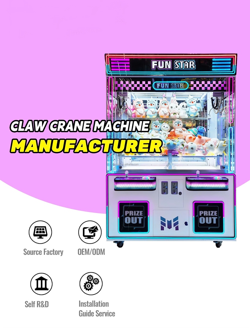 Máy gắp gấu - Máy game găp thú giải trí FUN STAR 2 người chơi MGGKB10 Đồ Chơi Kinh Bắc 2025