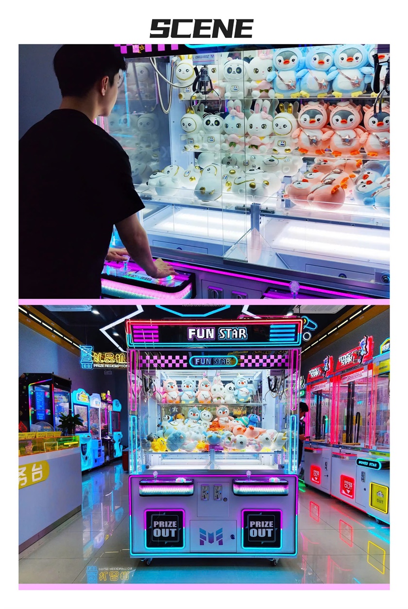 Máy gắp gấu - Máy game găp thú giải trí FUN STAR 2 người chơi MGGKB10 Đồ Chơi Kinh Bắc 2025