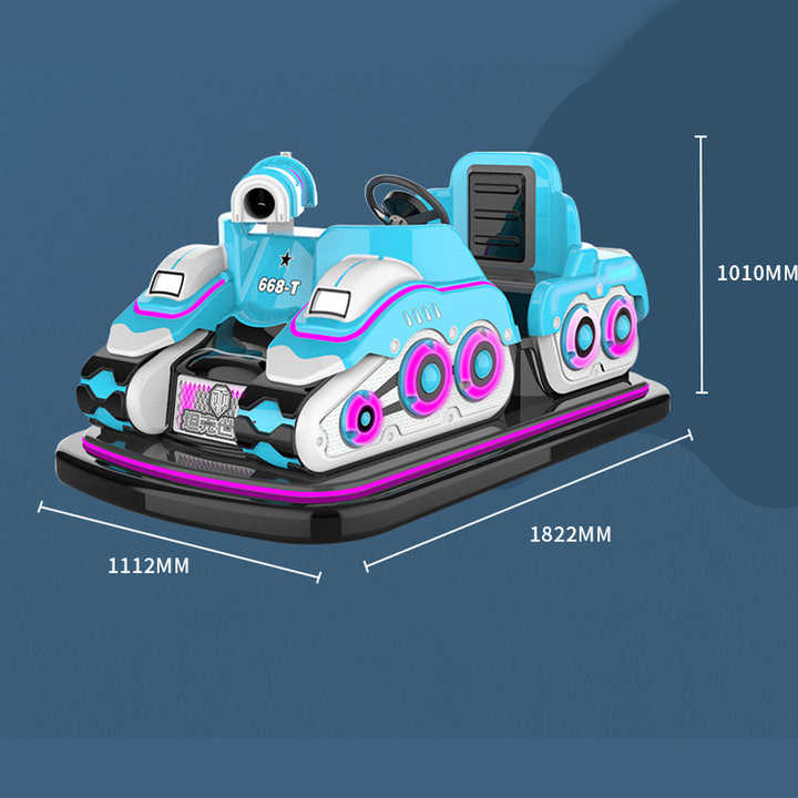 Xe điện đụng hình xe tăng nhập khẩu - XDD039 Dochoikinhbac - Trò chơi xe điện đụng nhập khẩu vui chơi.