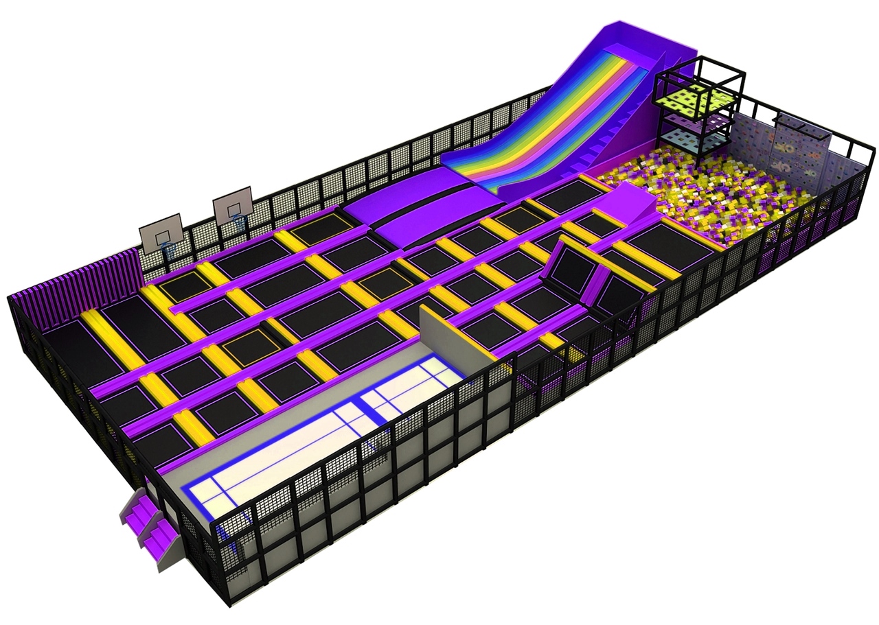 Trampoline arena KVCTP5911- Đấu trường bạt nhún nhào lộn nhún nhảy chuẩn quốc tế thể thao olympic