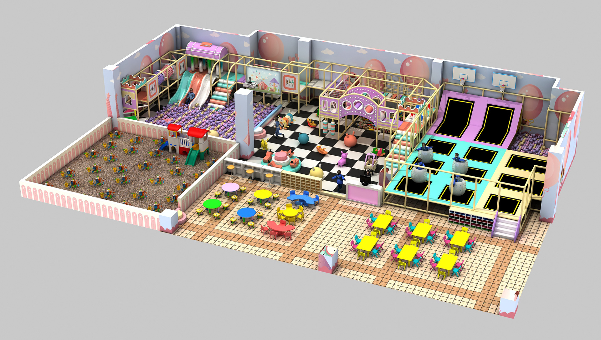 Đa dạng hóa các trò chơi và dịch vụ khu vui choi giải trí