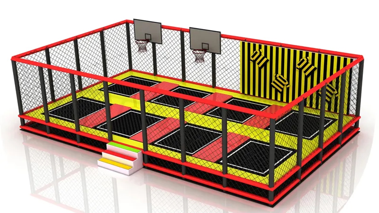 Báo giá Mô hình Trampoline Sàn nhún nhảy, dính tường Model trampoline KVCTP0132