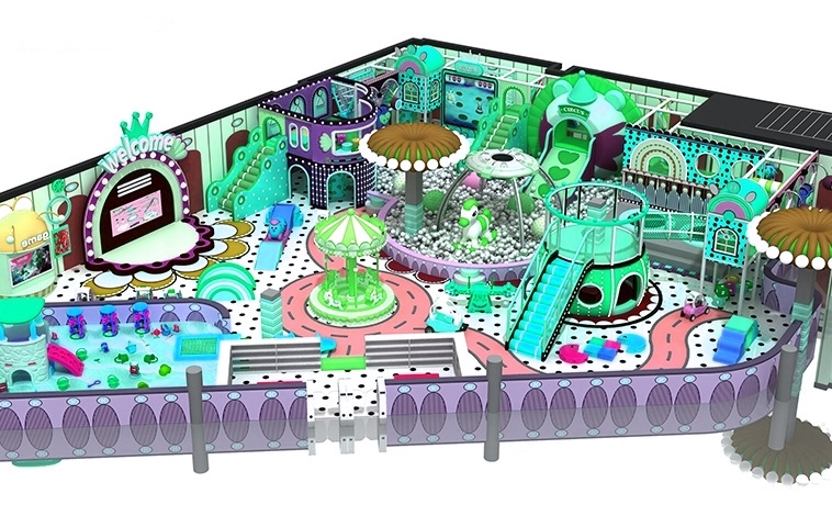 Indoor Playground KVCTE13109- Khu vui chơi liên hoàn cầu trượt nhà bóng - Indoor PlayGround