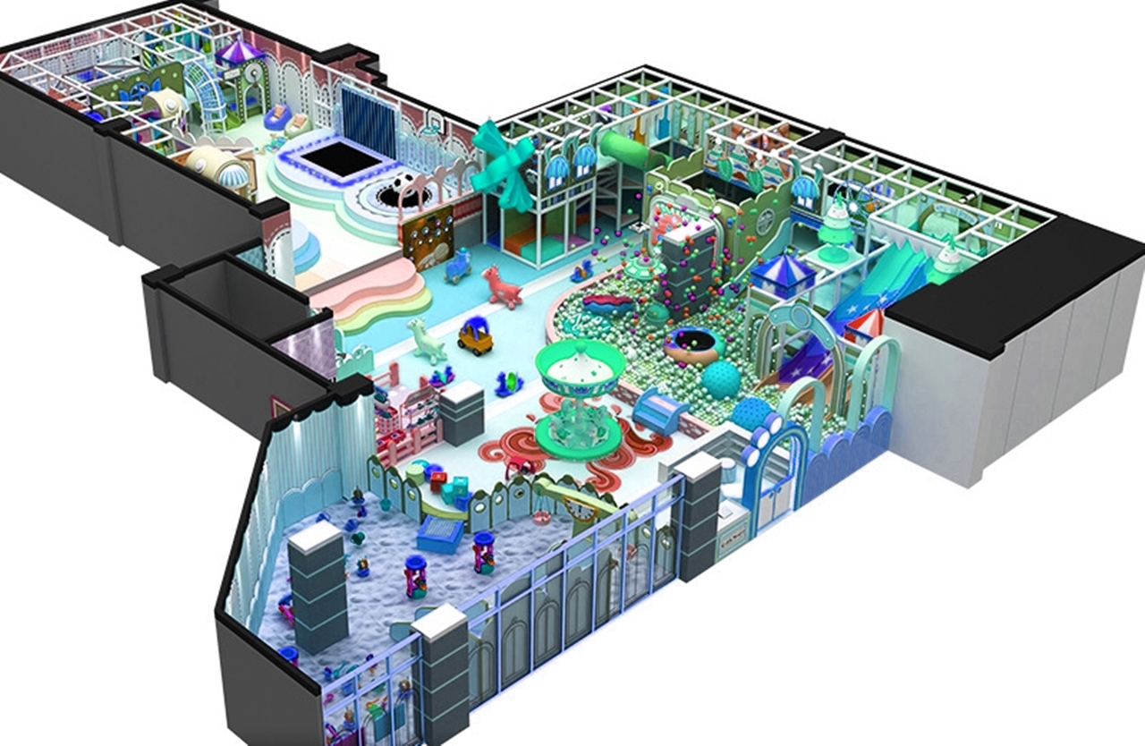 Đầu tư khu vui chơi KVCTE 5826-Thiết kế 3D báo giá thi công trọn gói khu vui chơi - Indoor playground