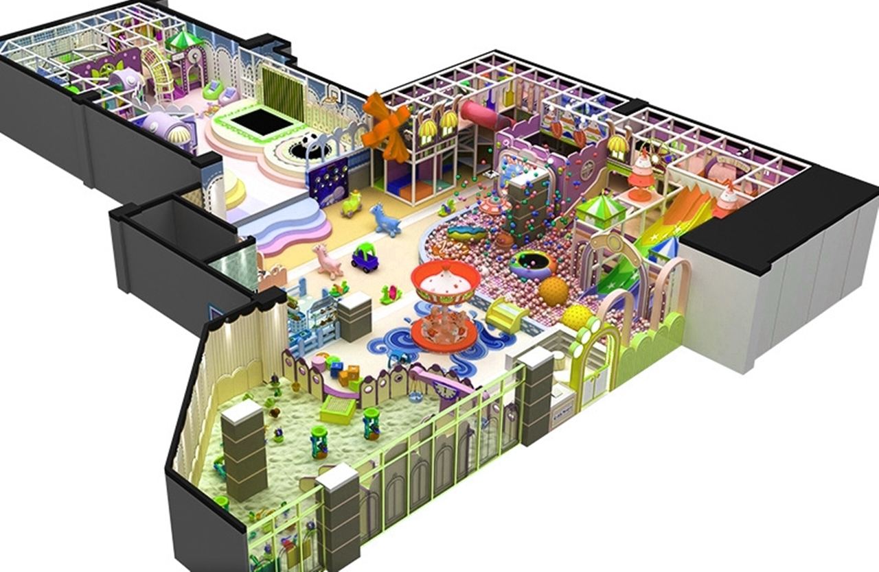 Đầu tư khu vui chơi KVCTE 5826-Thiết kế 3D báo giá thi công trọn gói khu vui chơi - Indoor playground