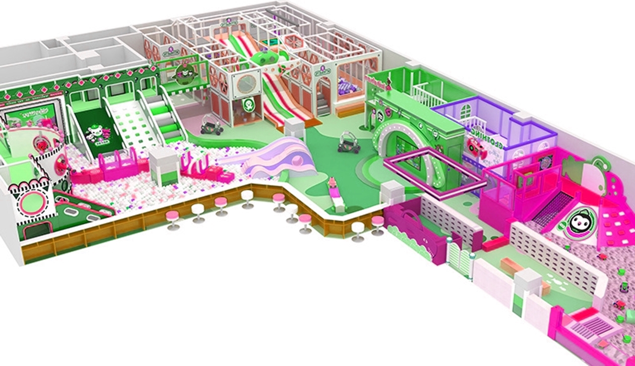 Đầu tư khu vui chơi KVCTE 5827-Thiết kế 3D báo giá thi công trọn gói khu vui chơi - Indoor playground