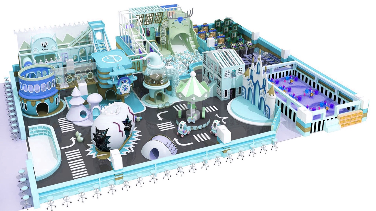 Đầu tư khu vui chơi KVCTE 5825 -Thiết kế 3D báo giá thi công trọn gói khu vui chơi - Indoor playground