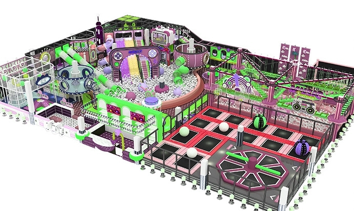 Tổ hợp khu vui chơi KVCTE 5808 -Dự toán đầu tư khu vui chơi giải trí trong nhà- Indoor playground