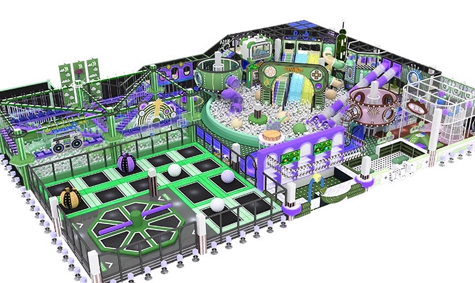 Tổ hợp khu vui chơi KVCTE 5808 -Dự toán đầu tư khu vui chơi giải trí trong nhà- Indoor playground