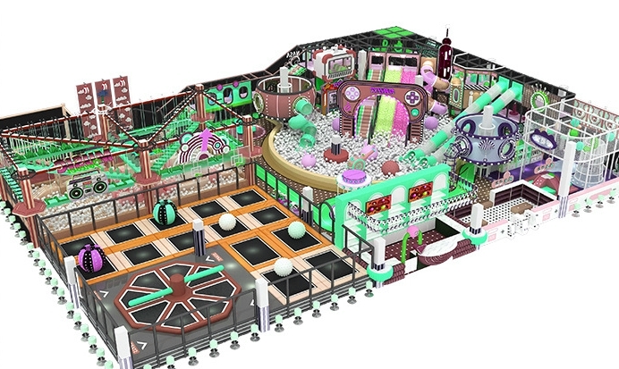 Tổ hợp khu vui chơi KVCTE 5808 -Dự toán đầu tư khu vui chơi giải trí trong nhà- Indoor playground