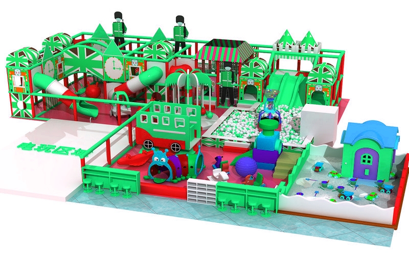 Khu vui chơi KVCTE13125- Nhà bóng liên hoàn cầu trượt giải trí trong nhà - Indoor PlayGround