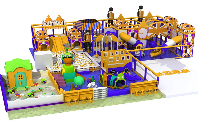 Khu vui chơi KVCTE13125- Nhà bóng liên hoàn cầu trượt giải trí trong nhà - Indoor PlayGround