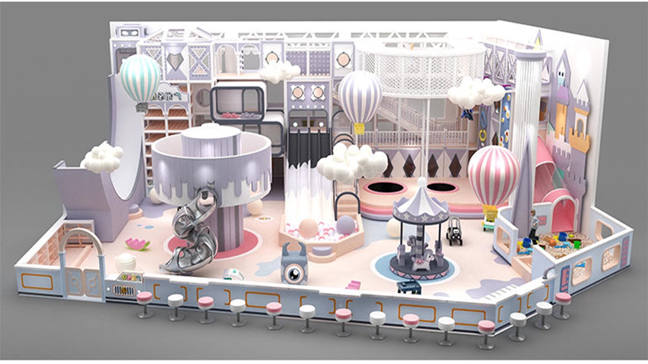 Báo giá Khu vui chơi liên liên hoàn nhà bóng trong nhà-  Indoor playground KVCTE3506