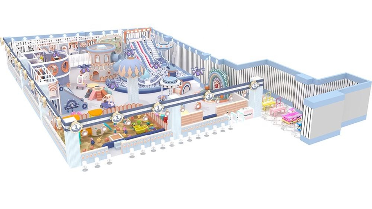 Báo giá khu vui chơi - KVCTE3503 Vui chơi giải trí cho trẻ em trong nhà - Indoor playground