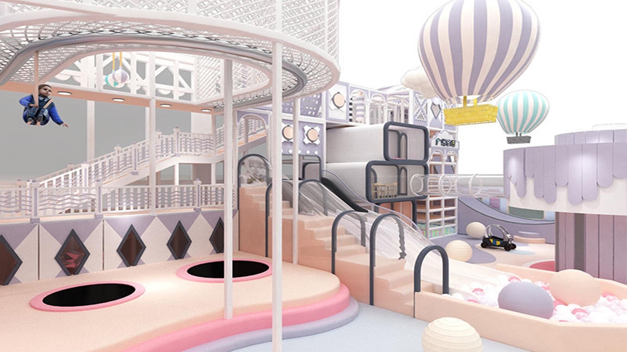 Báo giá Khu vui chơi liên liên hoàn nhà bóng trong nhà-  Indoor playground KVCTE3506