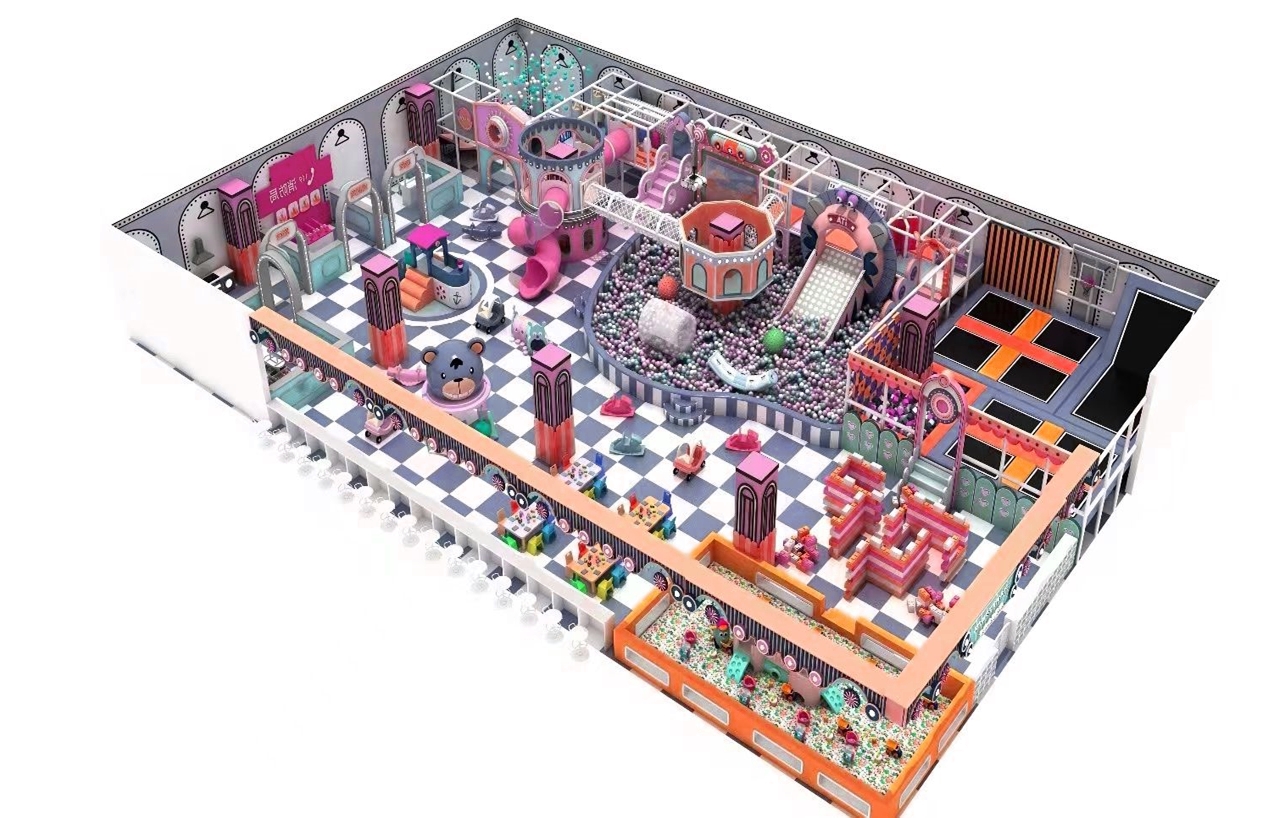 TRÒ CHƠI LIÊN HOÀN KVCTE3524-Thiết kế báo giá Khu vui chơi giải trí trong nhà - Indoor PlayGround