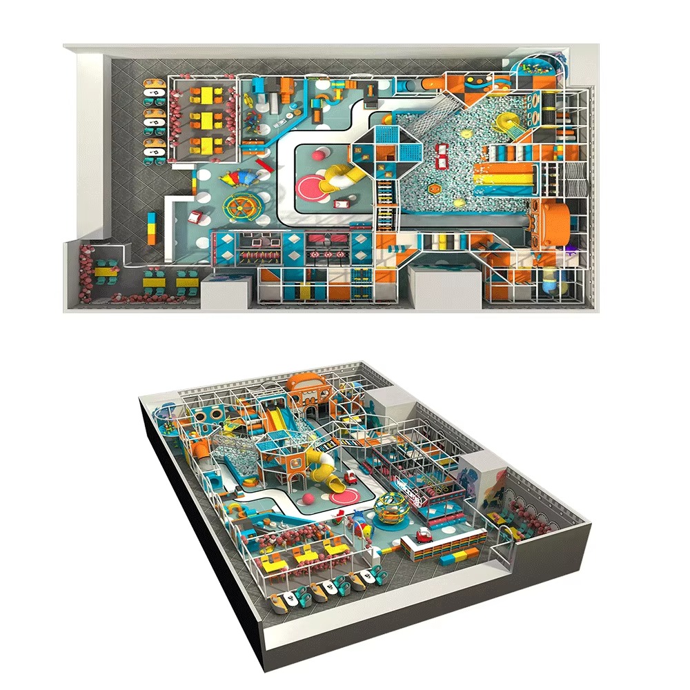 Nhà liên hoàn 2025 Indoor playground NLHKB05 Dochoikinhbac- Thiết kế độc đào hấp dẫn