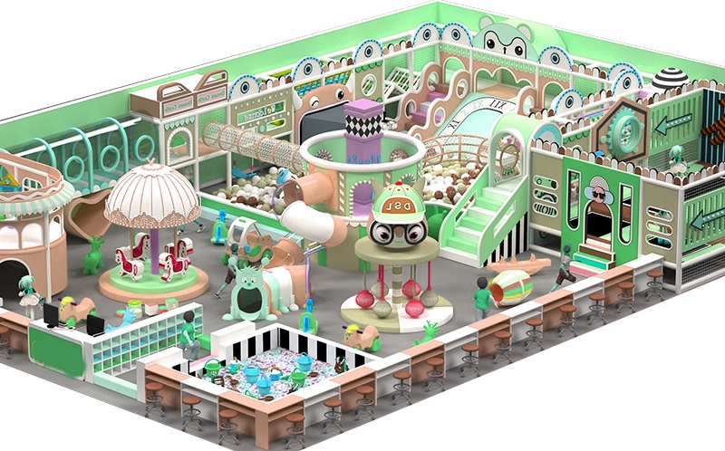 Thiết kế khu vui chơi KVCTE13181- Đầu thư khu vui chơi giải trí trong nhà - Indoor PlayGround