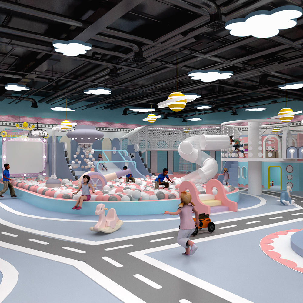 Báo giá khu vui chơi liên hoàn - KVCTE3501 nhà bóng trẻ em - Indoor playground