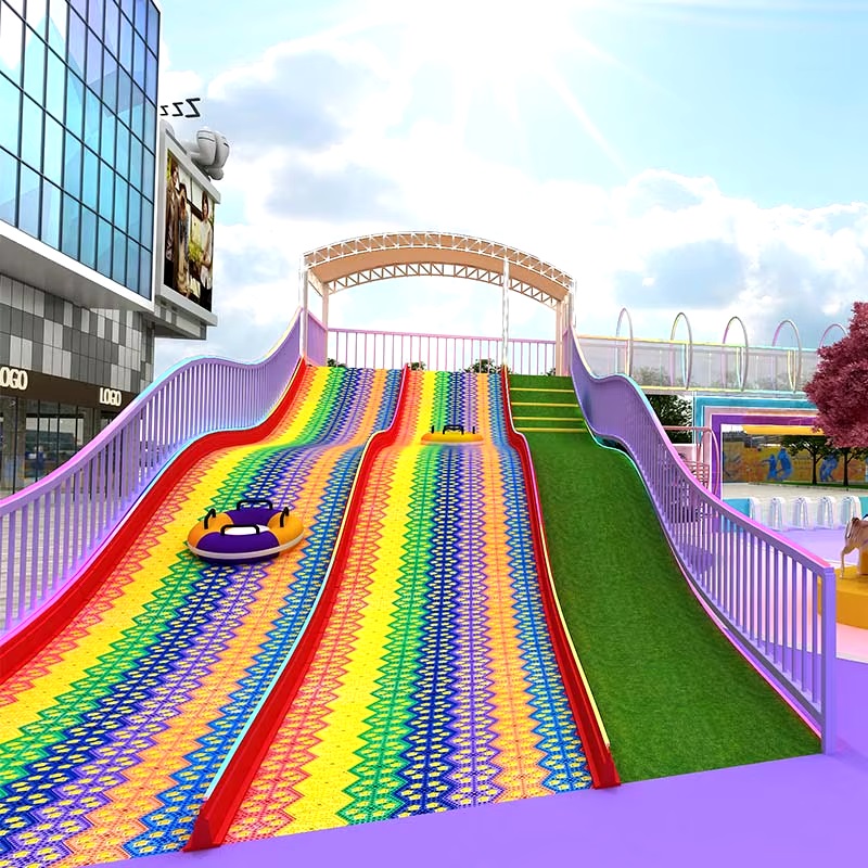 Trò chơi bốn mùa rộng lớn trượt cầu vồng TBMKB giải trí trong công viên trò chơi ngoài trời