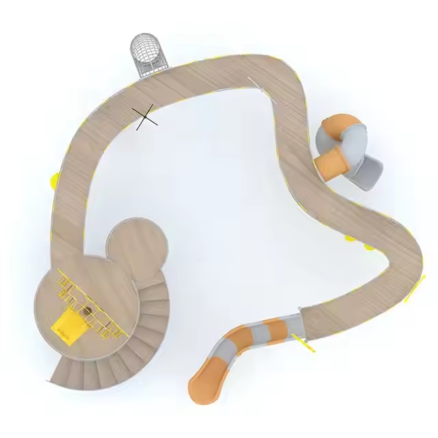 Trò chơi leo núi dây thừng liên hoàn LNDTKB17 Dochoikinhbac- Trò chơi ngoài trời hấp dẫn