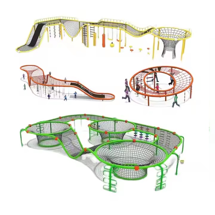 Trò chơi leo núi dây thừng bền đẹp LNDTKB33 Dochoikinhbac- Trò chơi công viên thu hút