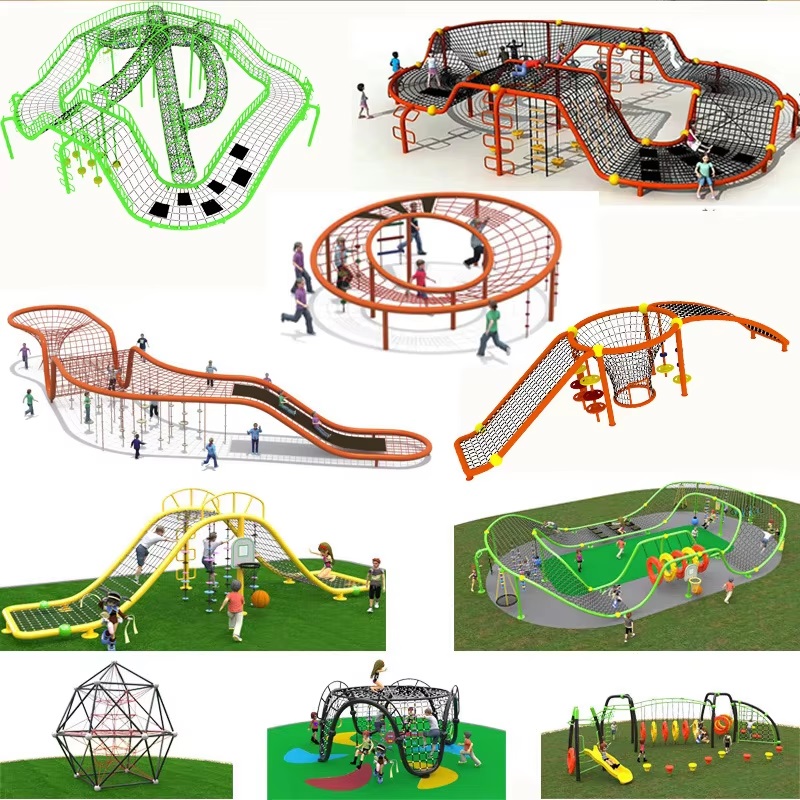 Trò chơi leo núi dây thừng bền đẹp LNDTKB33 Dochoikinhbac- Trò chơi công viên thu hút