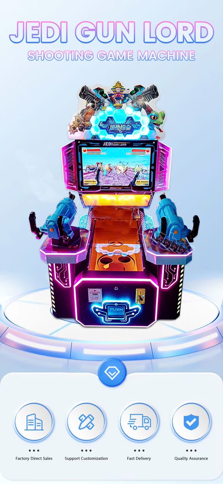 Máy game bắn súng - Máy bắn súng giải trí MBSKB15 inch Đồ Chơi Kinh Bắc 2025