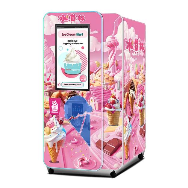 Máy Bán Hàng Kem Tự Động_BHTDKB19_Dochoikinhbac_ Giải trí thu hút hấp dẫn