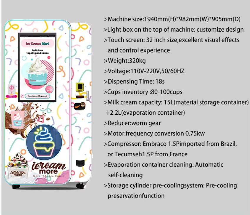 Máy Bán Hàng Kem Tự Động_BHTDKB19_Dochoikinhbac_ Giải trí thu hút hấp dẫn