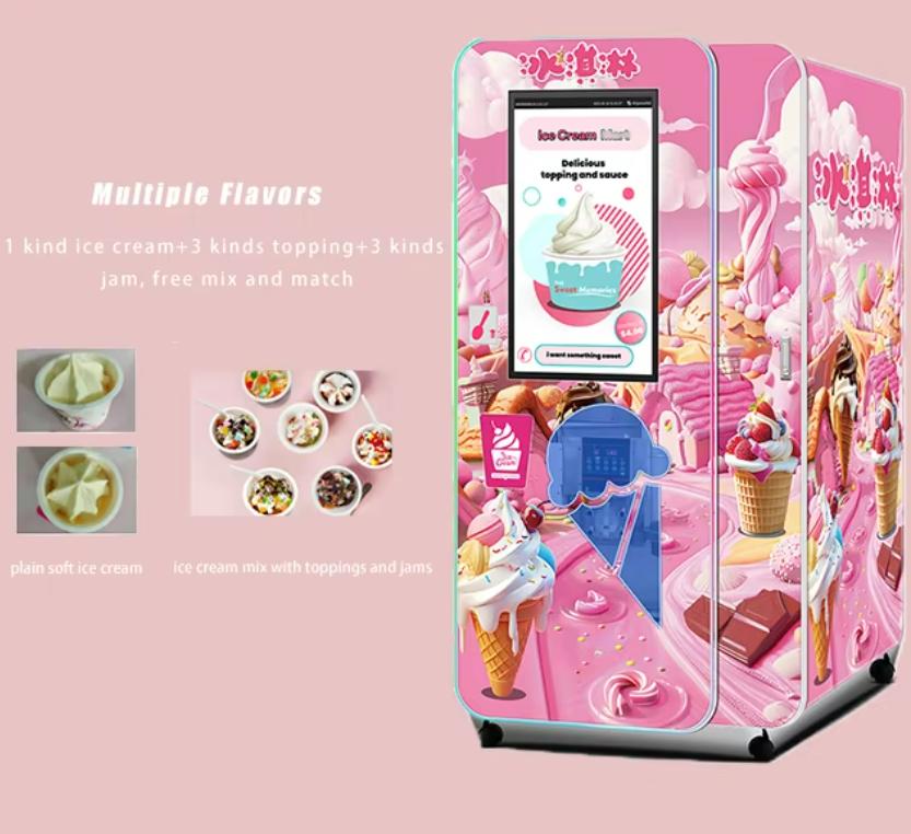 Máy Bán Hàng Kem Tự Động_BHTDKB19_Dochoikinhbac_ Giải trí thu hút hấp dẫn