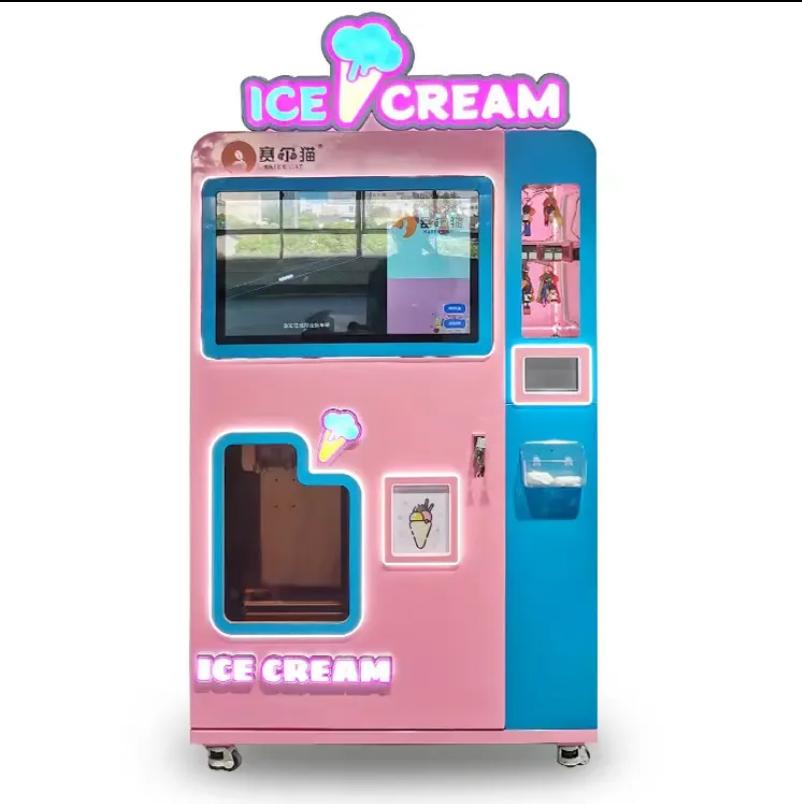 Máy Bán Hàng Kem Tự Động_BHTDKB16_Dochoikinhbac_ Giải trí thu hút hấp dẫn