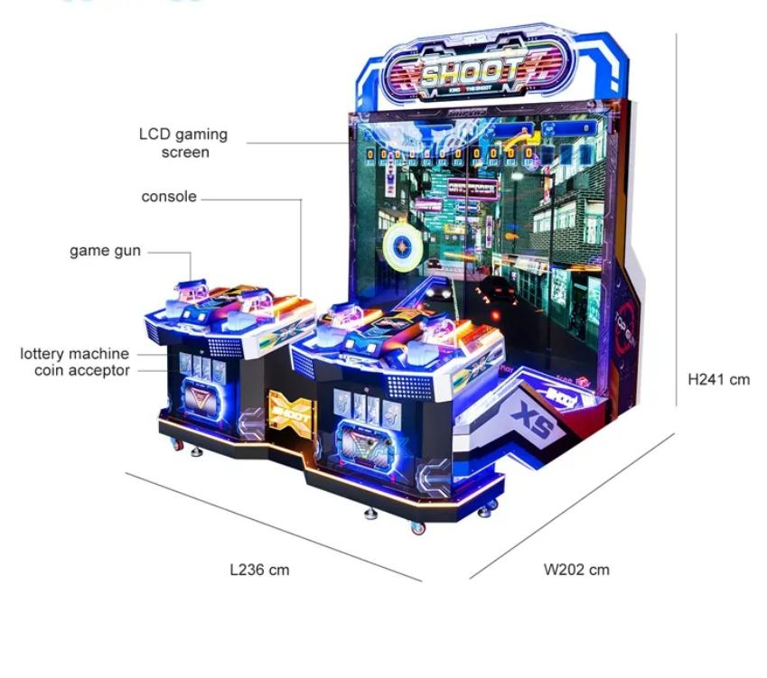 Máy game bắn súng - Máy bắn súng giải trí 4 người chơi MBSKB10 Đồ Chơi Kinh Bắc 2025