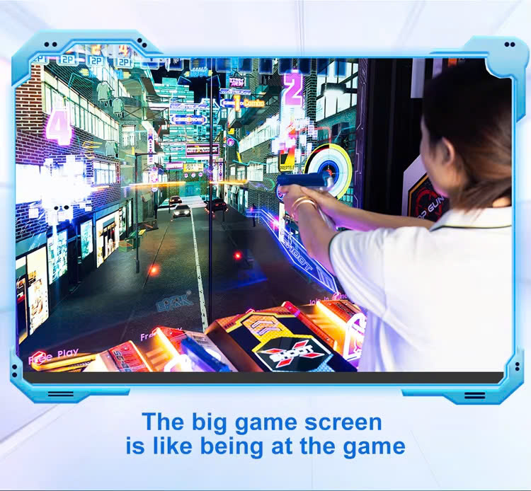 Máy game bắn súng - Máy bắn súng giải trí 4 người chơi MBSKB10 Đồ Chơi Kinh Bắc 2025