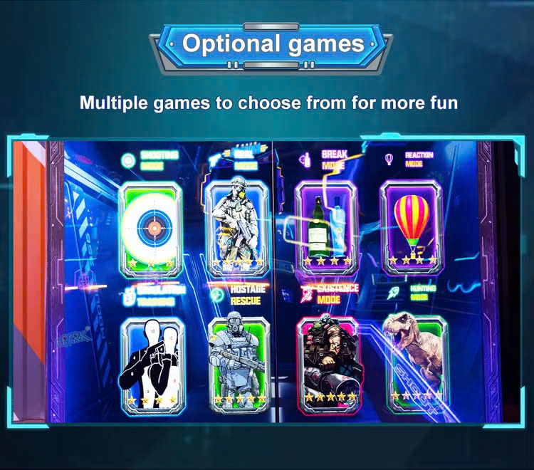 Máy game bắn súng - Máy bắn súng giải trí 4 người chơi MBSKB10 Đồ Chơi Kinh Bắc 2025