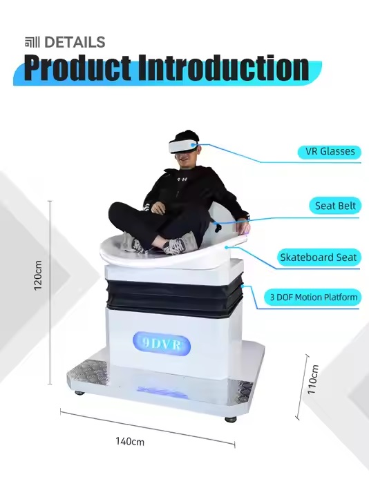 Máy thực tế ảo trượt mô phỏng VR TMPKB01 Dochoikinhbac Giải trí thể thao hấp dẫn trung tâm mua sắm