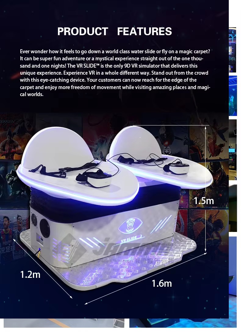 Máy thực tế ảo trượt mô phỏng VR TMPKB01 Dochoikinhbac Giải trí thể thao hấp dẫn trung tâm mua sắm