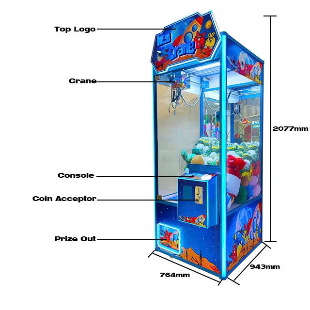 Máy gắp gấu - Máy game găp thú giải trí NEO CRANE MGGKB06 Đồ Chơi Kinh Bắc 2025