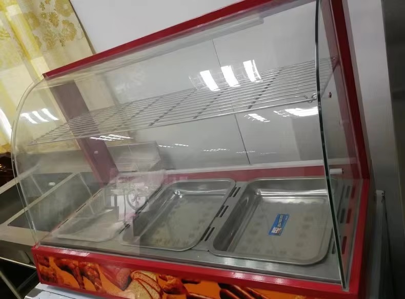 Máy hâm nóng MHNKB Dochoikinhbac Trưng bày cho Hamburger và Khoai tây chiên Gà rán Thực phẩm Giữ ấm Nhà hàng thức ăn nhanh