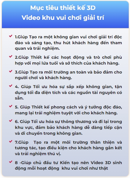 Bảng giá trọn gói tư vấn đầu tư thiết kế 3D video khu vui chơi bể bơi hồ bơi trên toàn quốc