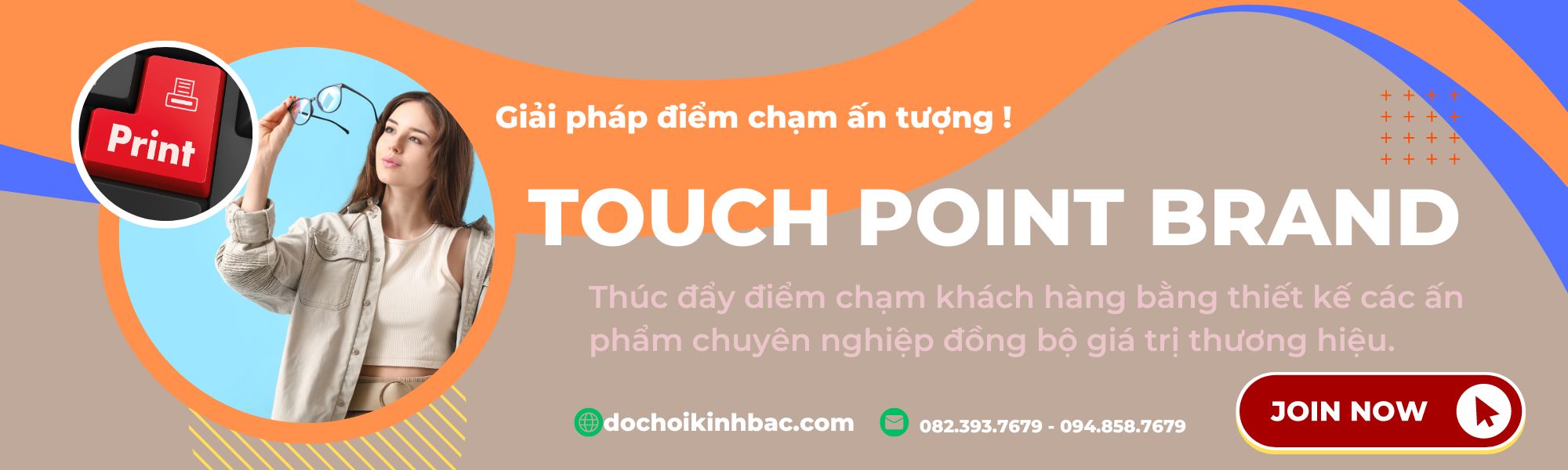 Touch point Trọn gói Ấn phẩm số - In Ấn Gói - PRO Touch point - Phù hợp với khu vui chơi vừa,Thương Hiệu Lớn