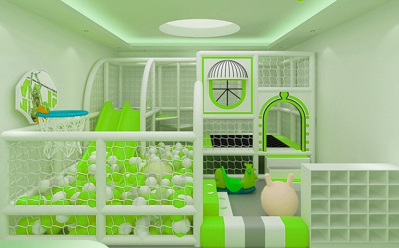 Nhà liên hoàn KVCTE0186- Báo giá nhà bóng cầu trượt  - Indoor play ground