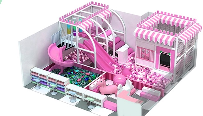 Nhà liên hoàn KVCTE0190- Báo giá nhà bóng cầu trượt liên hoàn- Indoor play ground Đồ chơi kinh bắc