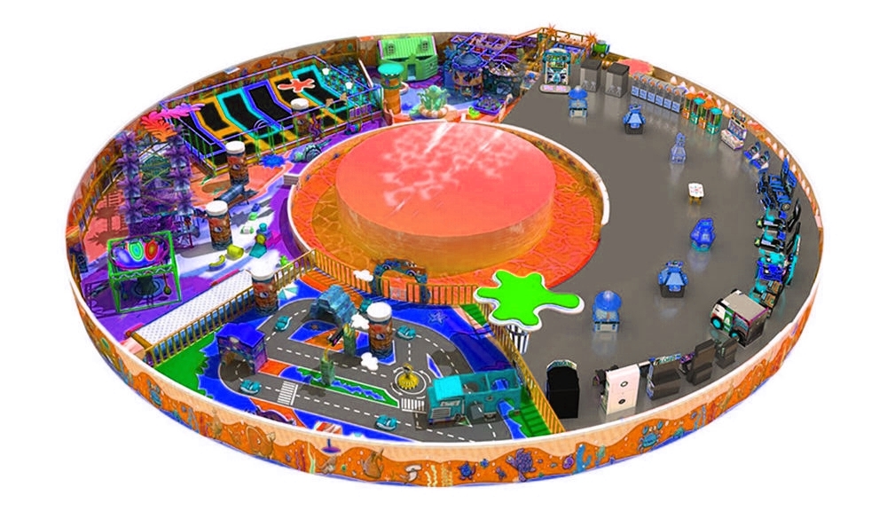 Đầu tư khu vui chơi KVCTE 5820 -Thiết kế 3D báo giá thi công trọn gói khu vui chơi - Indoor playground