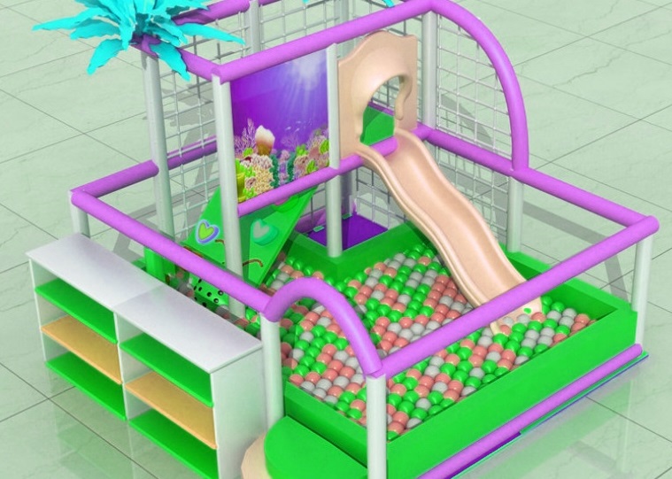 Nhà liên hoàn KVCTE0198- Báo giá nhà bóng cầu trượt liên hoàn- Indoor play ground Đồ chơi kinh bắc