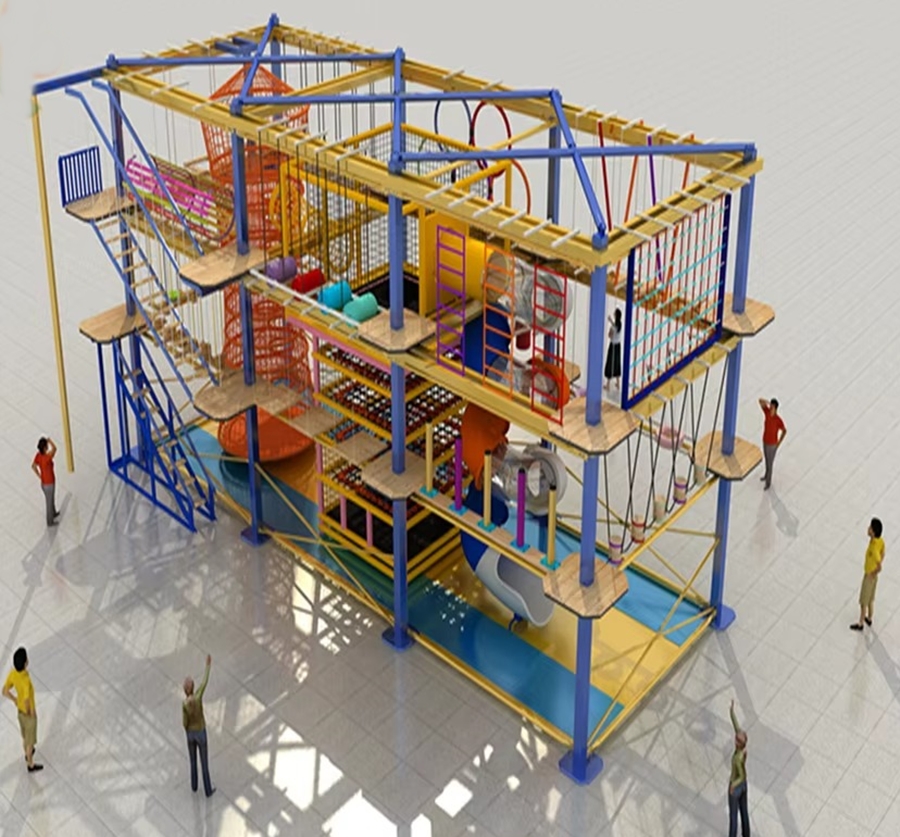 Khu vui chơi phiêu lưu trên cao TTTCKB28 Dochoikinhbac- Khu vui chơi hấp dẫn độc đáo thu hút