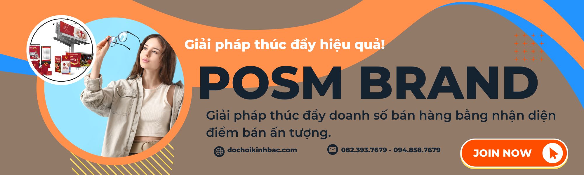 POSM Nhận diện thiết kế  điểm bán Gói - PRO POSM Phù hợp khu vui chơi vừa và chuyên nghiệp