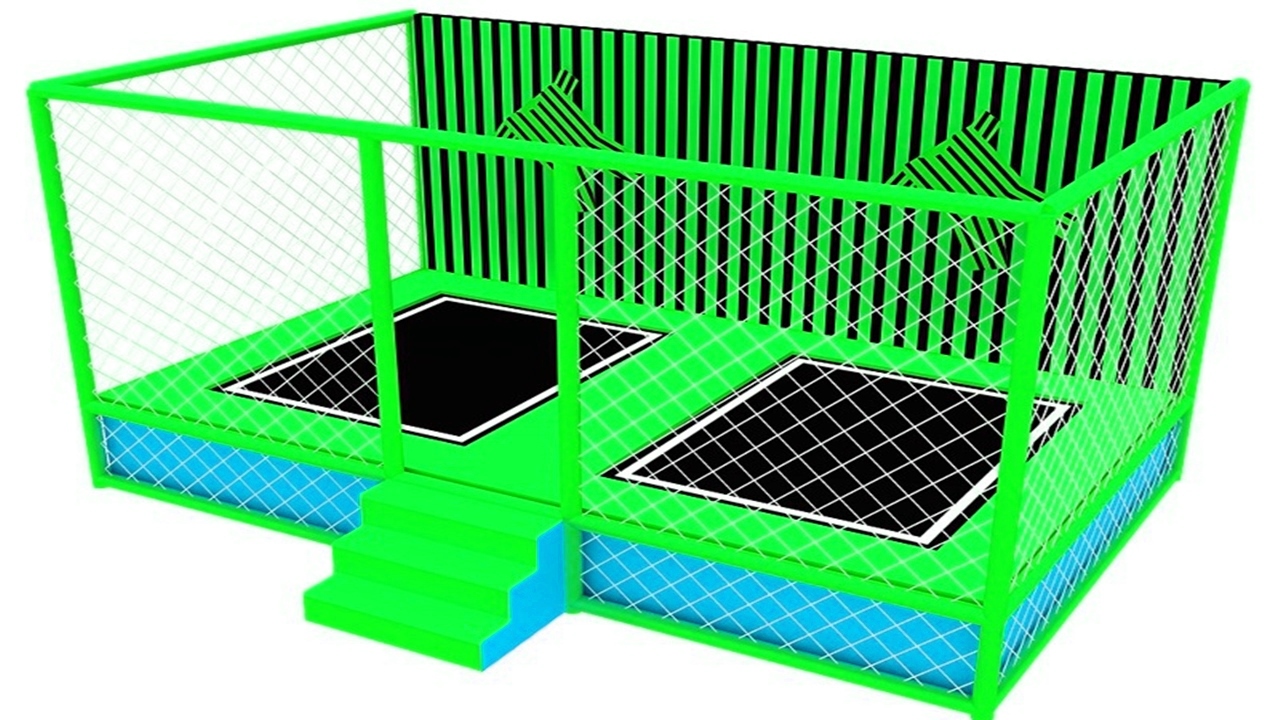 Báo giá Mô hình Trampoline vui chơi nhún nhảy sàn dính tường Model trampoline KVCTP0129