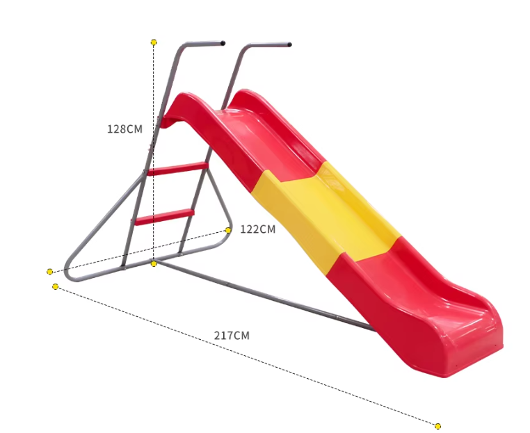 Cầu trượt đơn Sắc mầu CTDKB02 Dochoikinhbac Cầu trượt nhựa cho trẻ em vui chơi